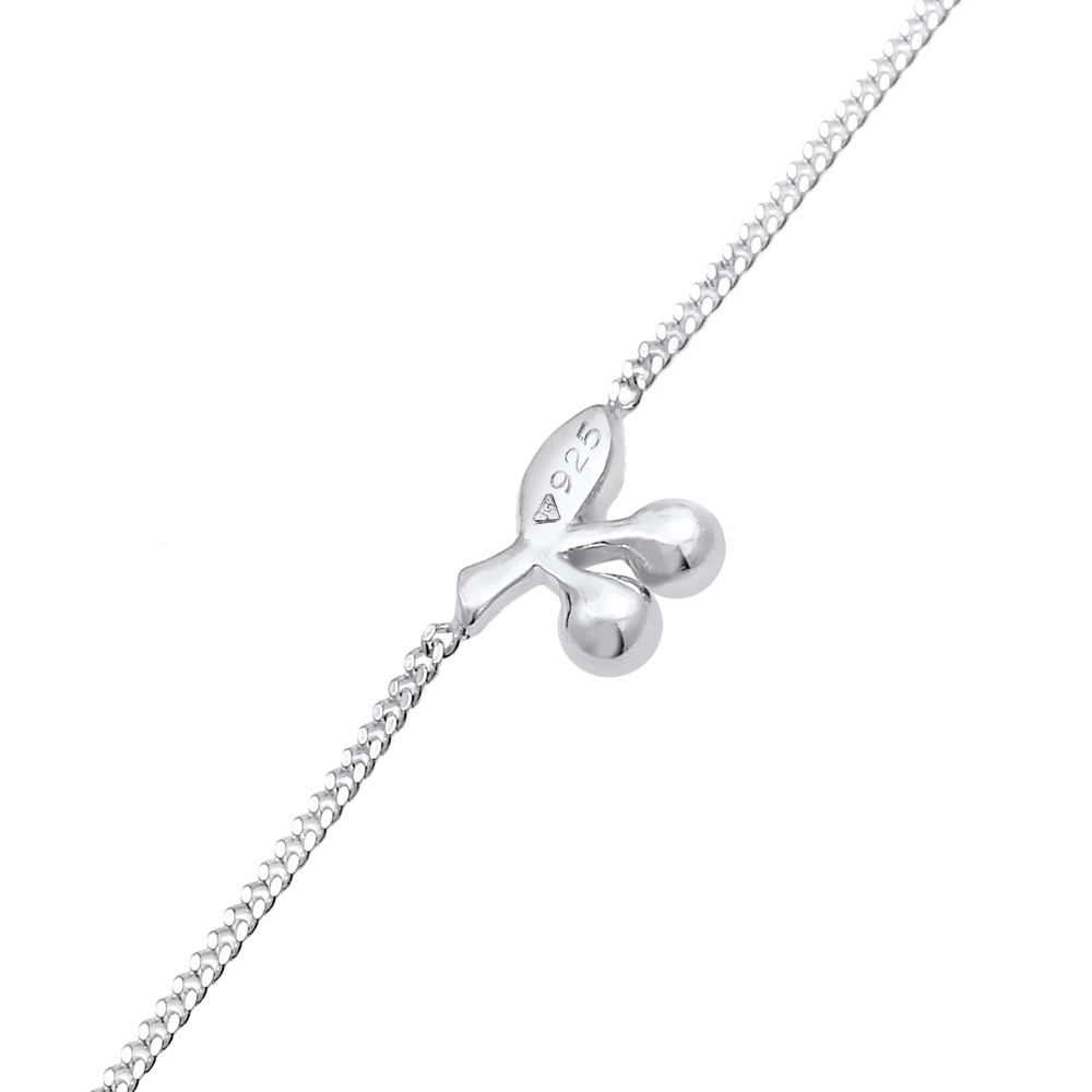 Elli Elli Bracelet Les enfants jouent à la cerise avec des cristaux en argent 925 Bracelet