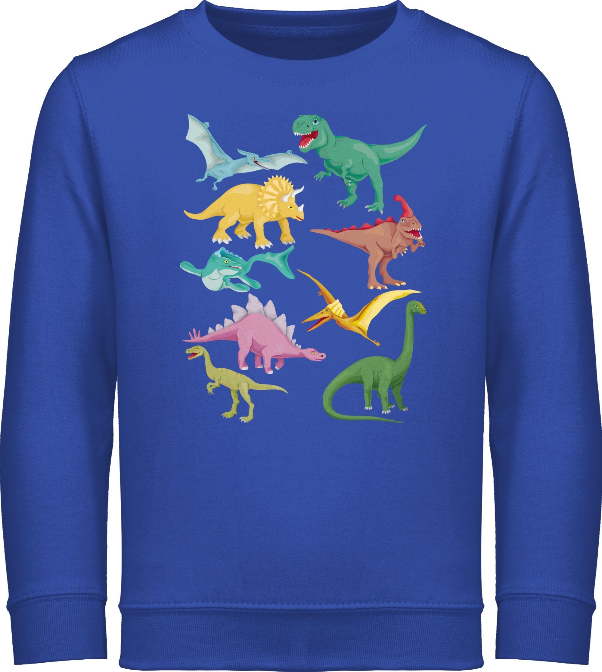 Shirtracer Sweatshirt Dinos Tiermotiv Animal Print