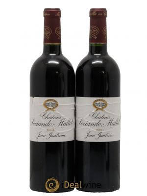 Château Sociando Mallet  2004 - Lot de 2 Bouteilles