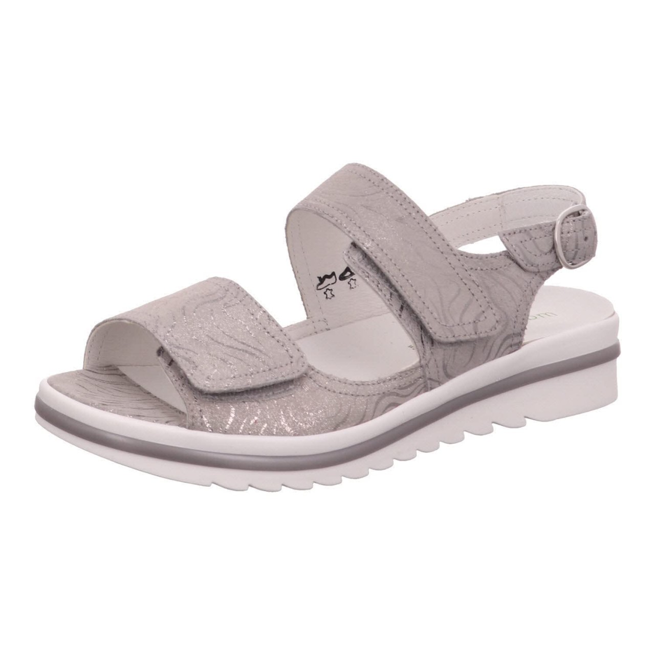 WALDLÄUFER Klassische Sandalen grau Hakura