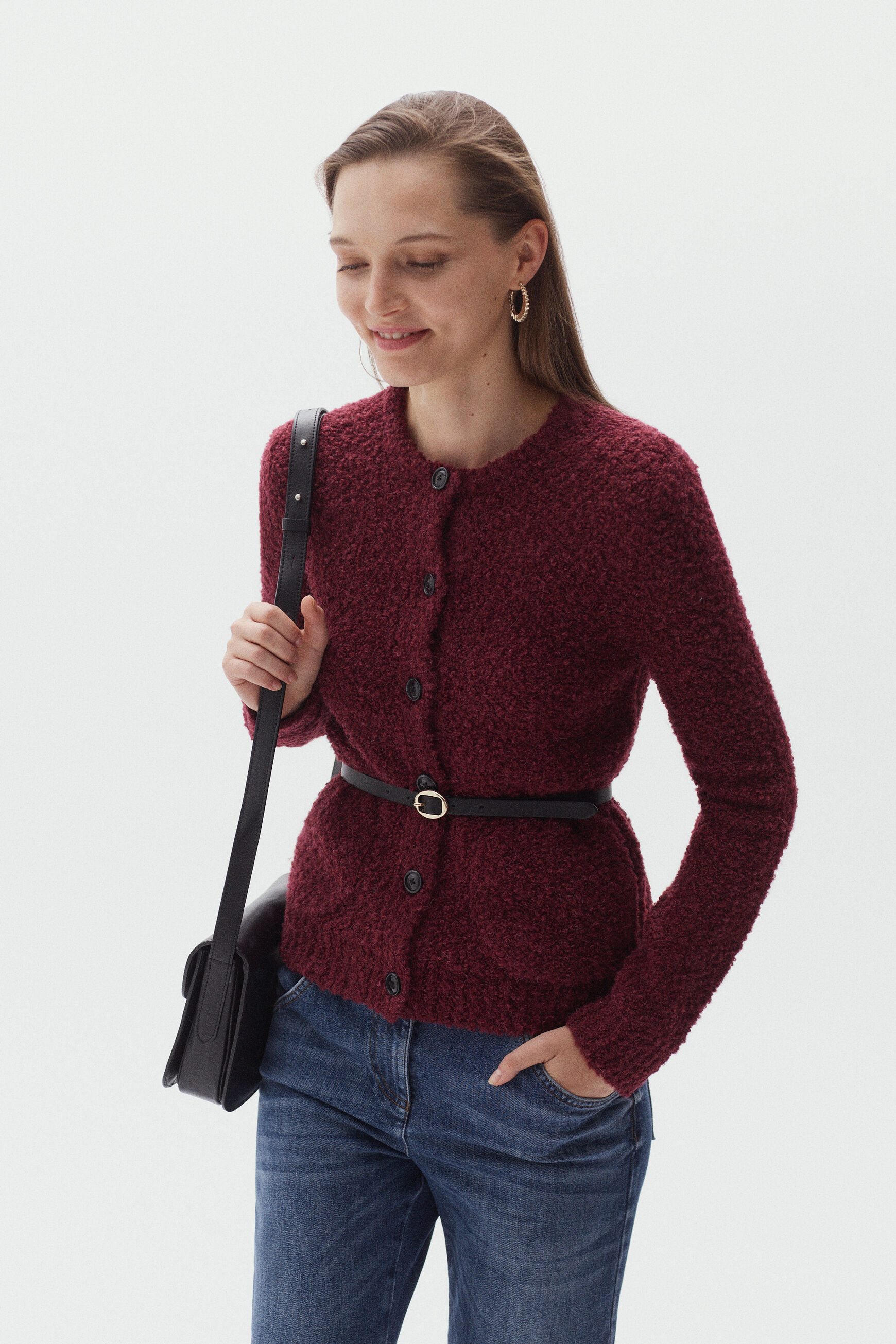 gilet willow bordeaux femme