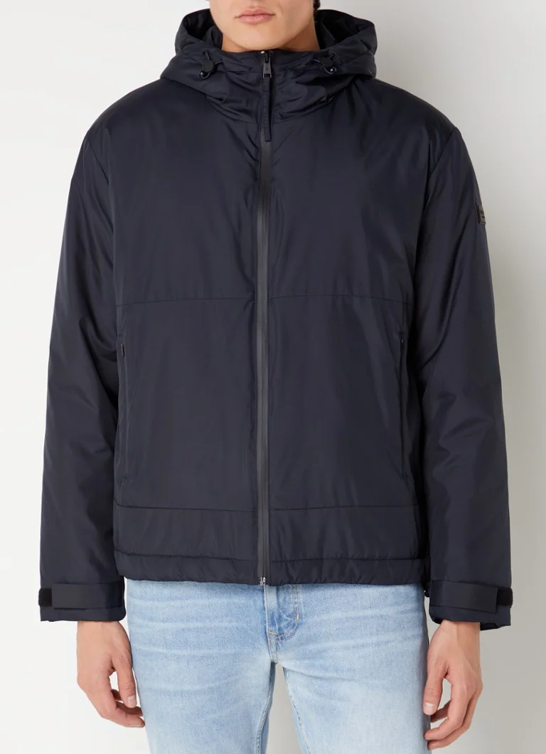 Marc O'Polo Windbreaker with zip pockets and logo