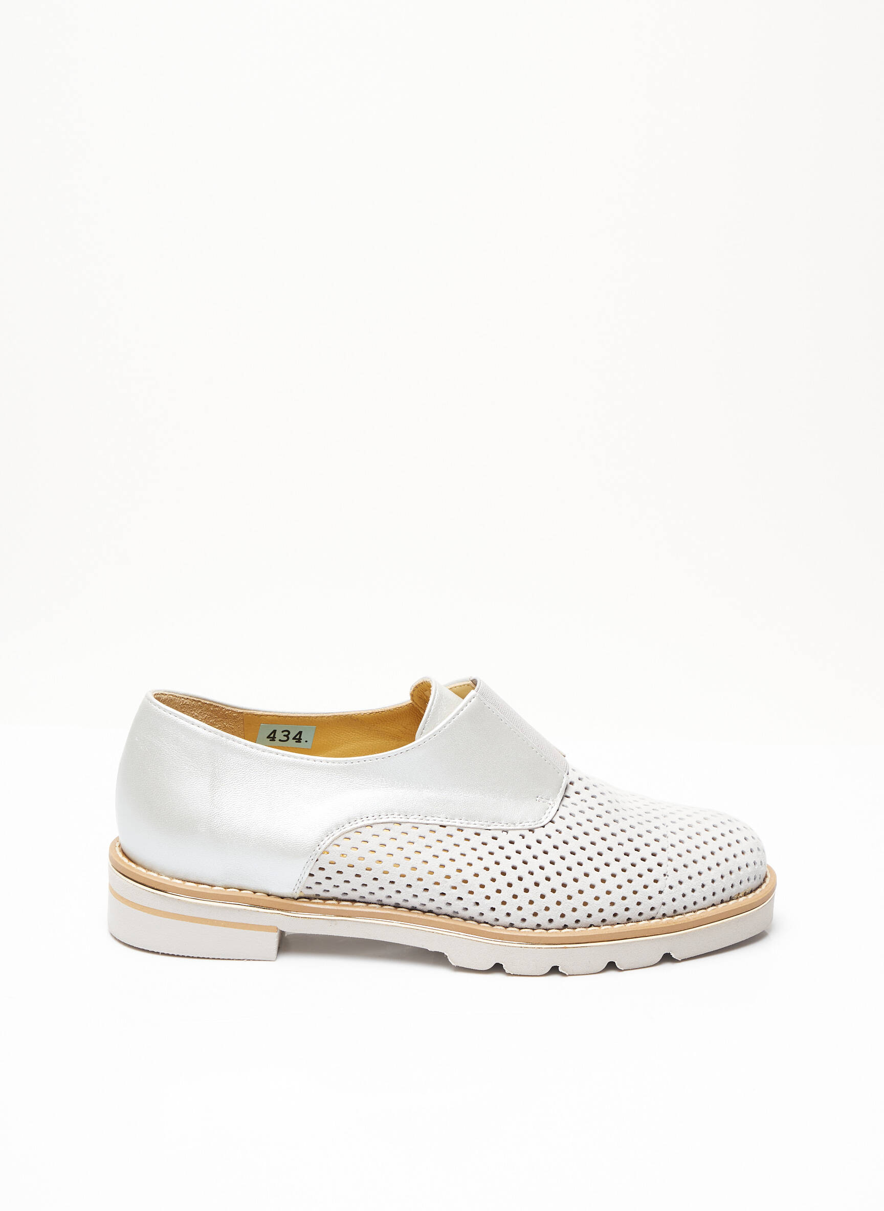 Brunate Derby Femme couleur gris