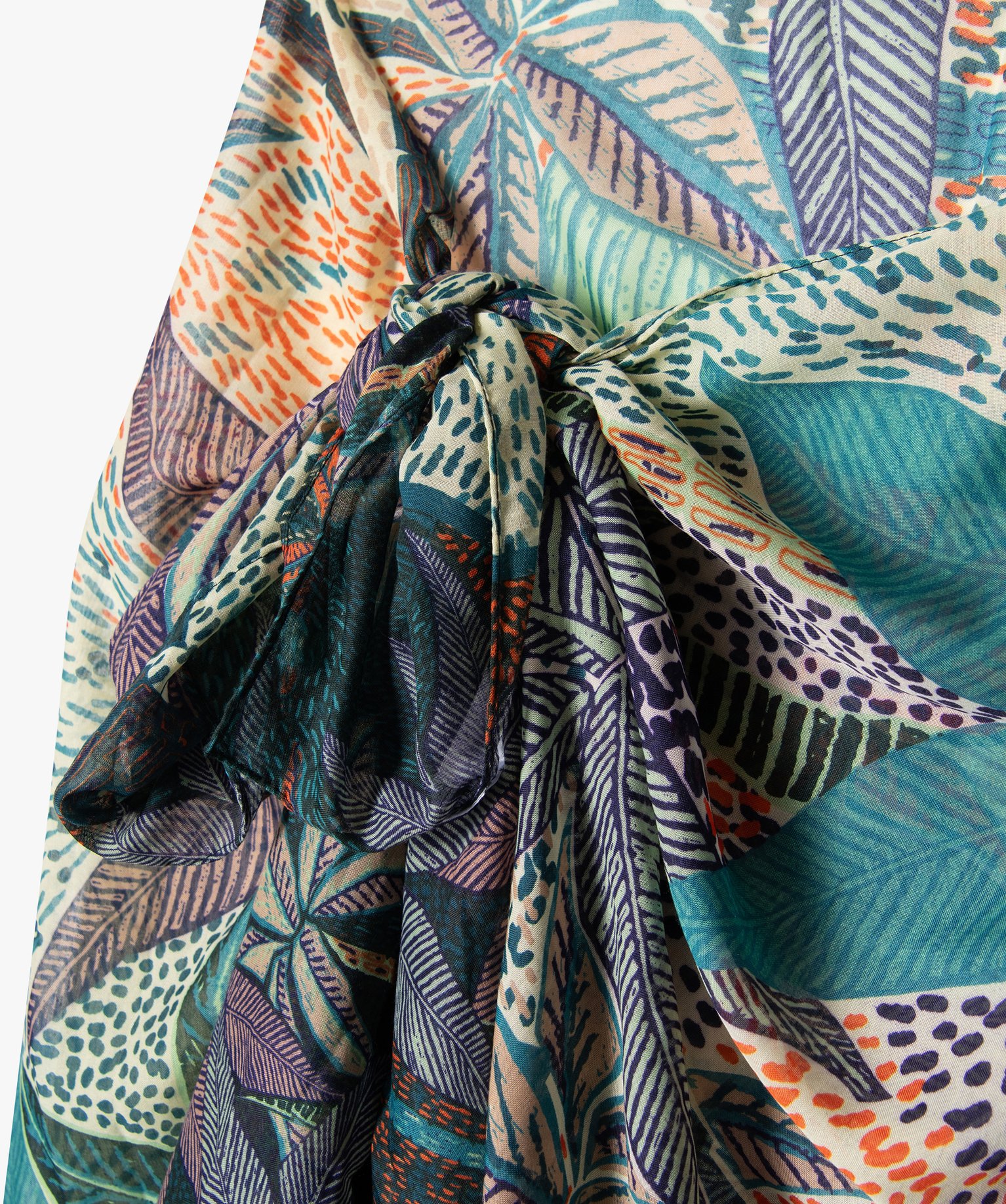 Paréo à motif jungle femme multicolore | GEMO