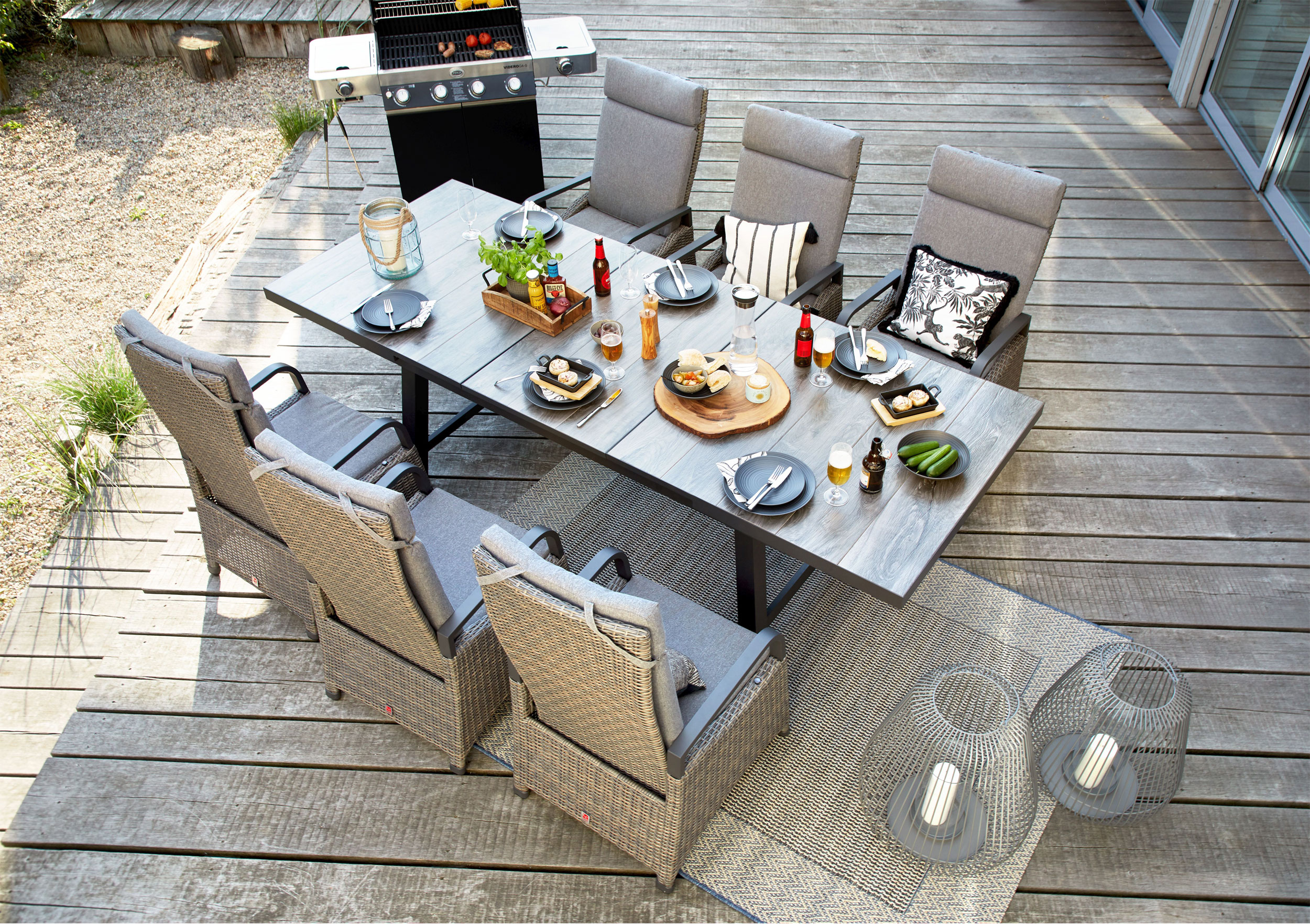 OUTDOORGartensessel Rückenverstellung
