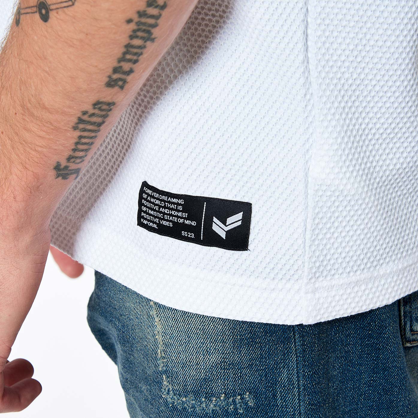 CELES  Polo blanc Homme