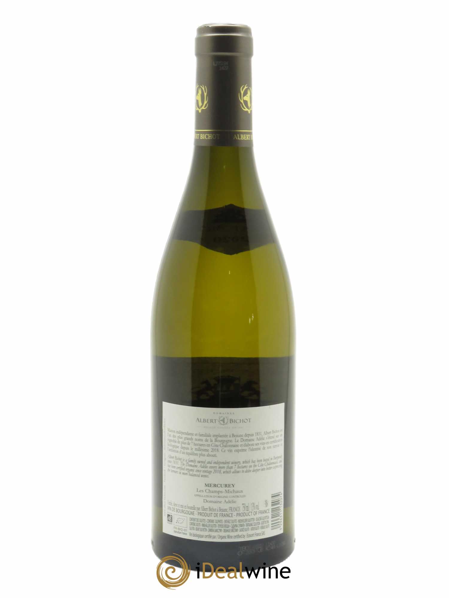 Mercurey Les Champs-Michaux Adélie - Albert Bichot  2020 - Lot de 1 Bouteille