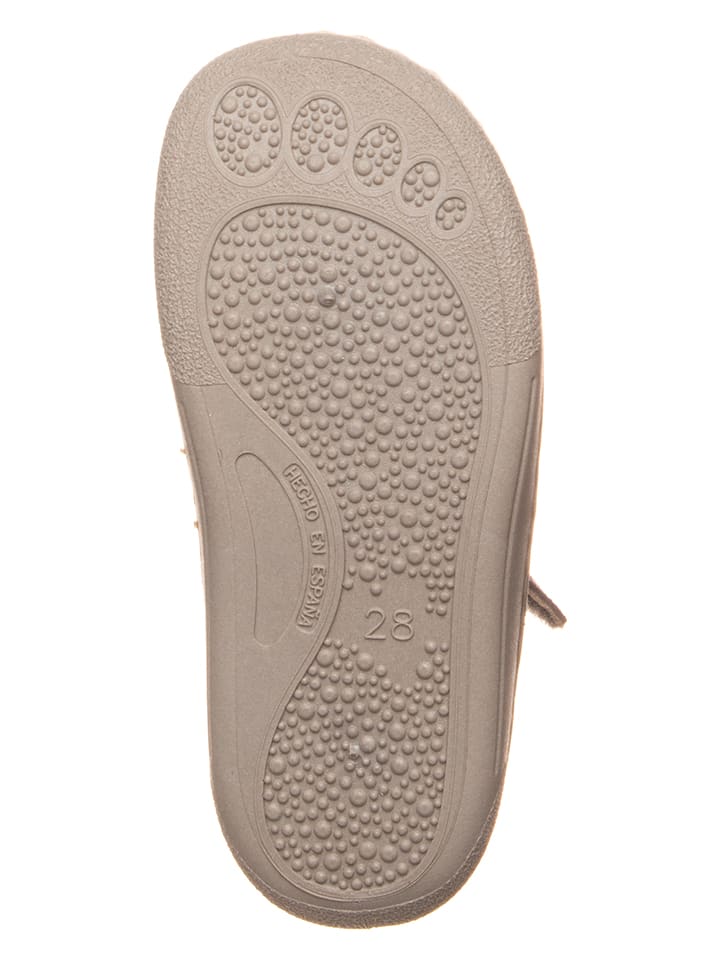 kmins Leder-Barfuß-Schnürschuh in Braun/ Grau günstig kaufen
