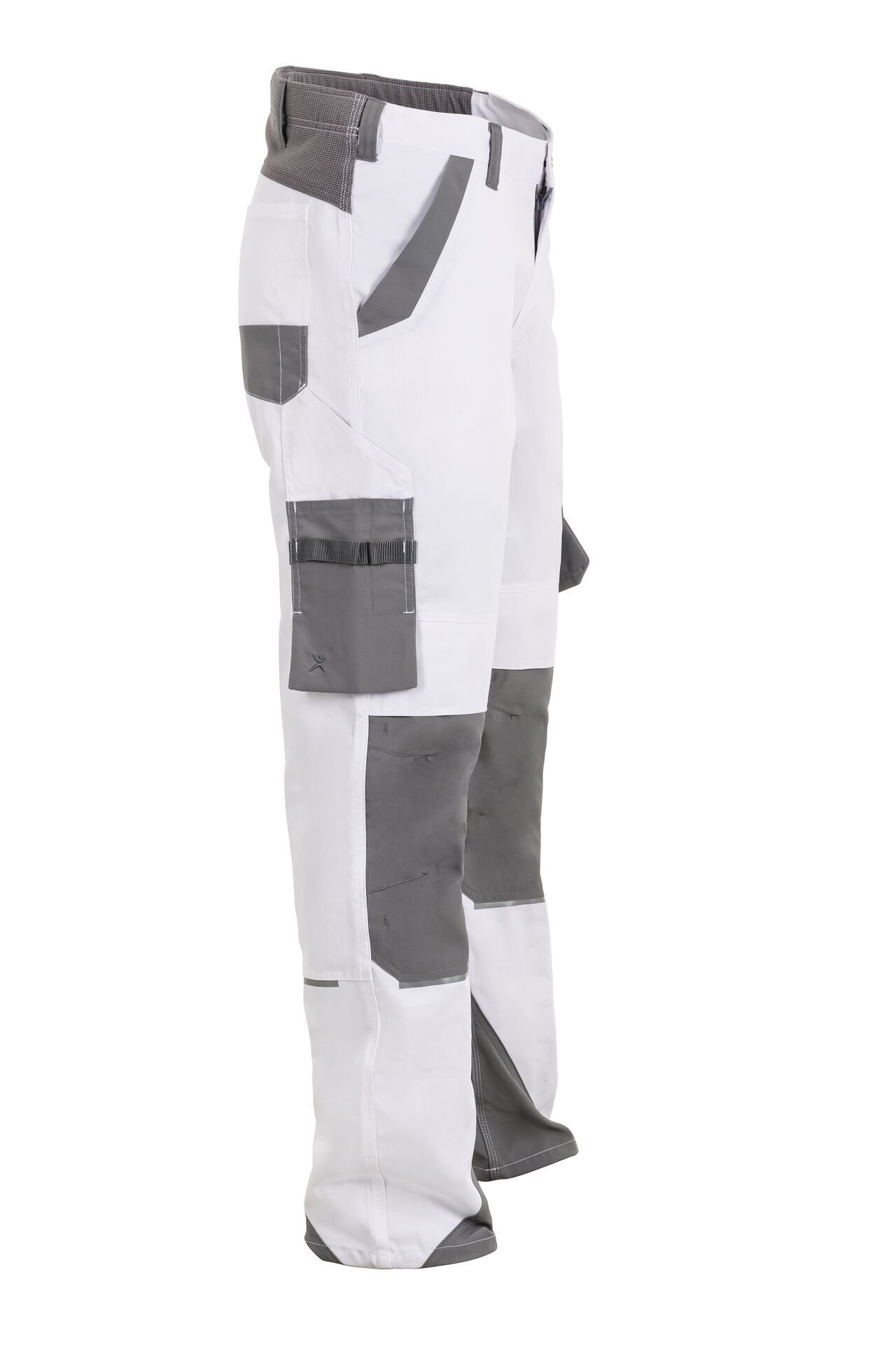 Planam Arbeitshose Herren Bundhose Norit weiß/zink Größe 54 (1-tlg)