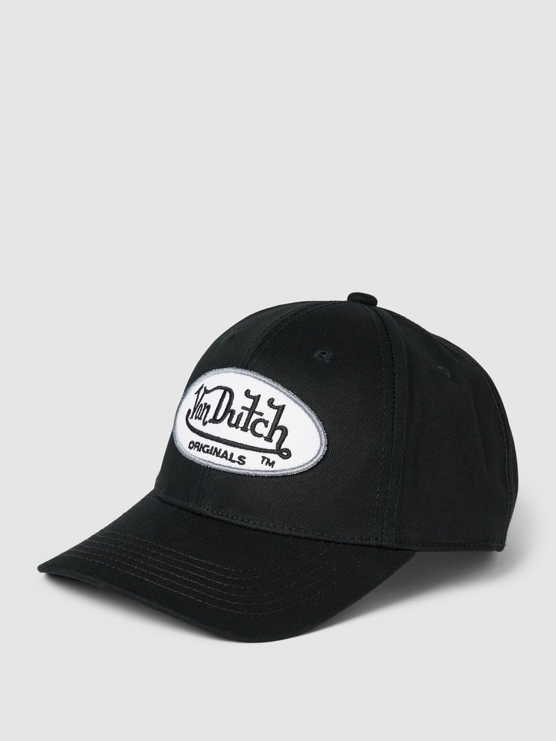 Basecap mit Label-Patch Modell 'DENVER' in schwarz