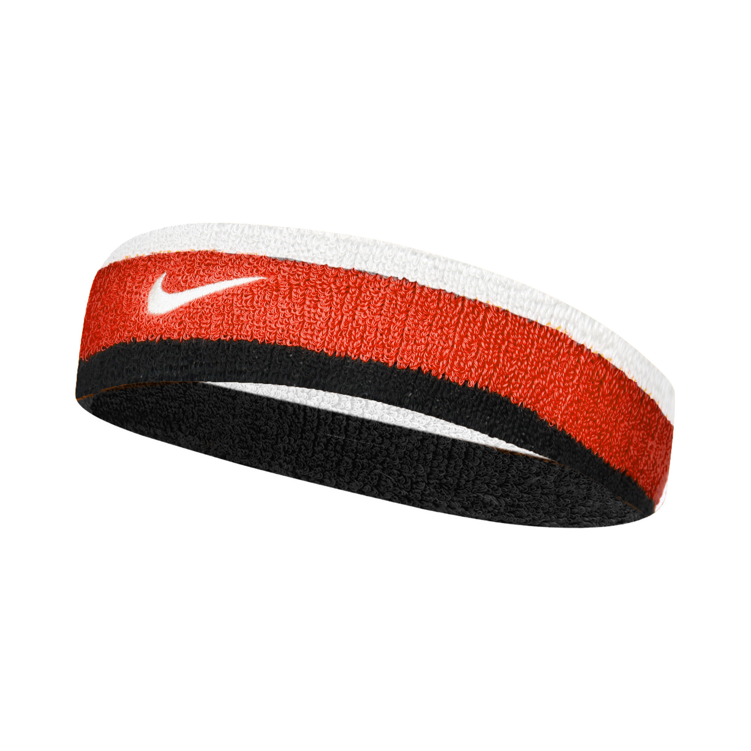 Swoosh Stirnband - Weiß, Rot