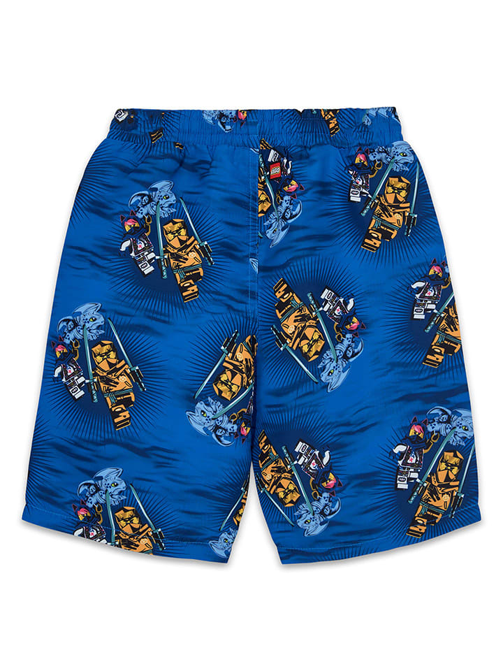 LEGO Badeshorts in Blau/ Orange günstig kaufen