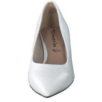 Tamaris Pumps in weiß