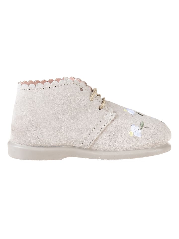 kmins Leder-Schnürschuhe in Beige günstig kaufen