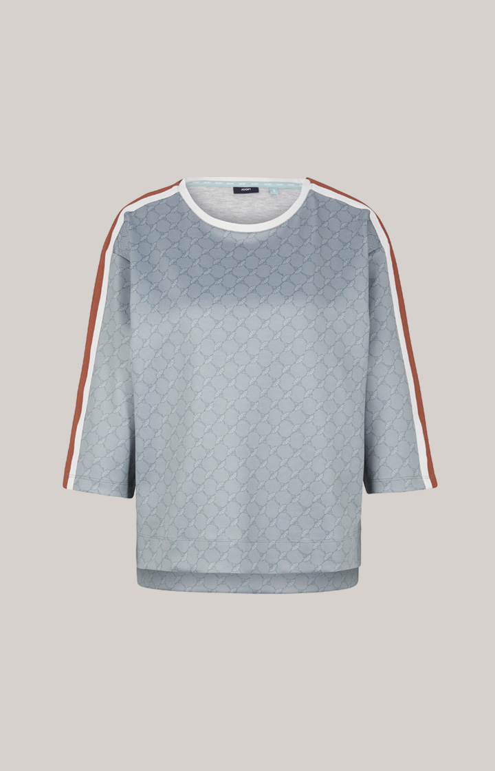 Sweatshirt in Blaugrau