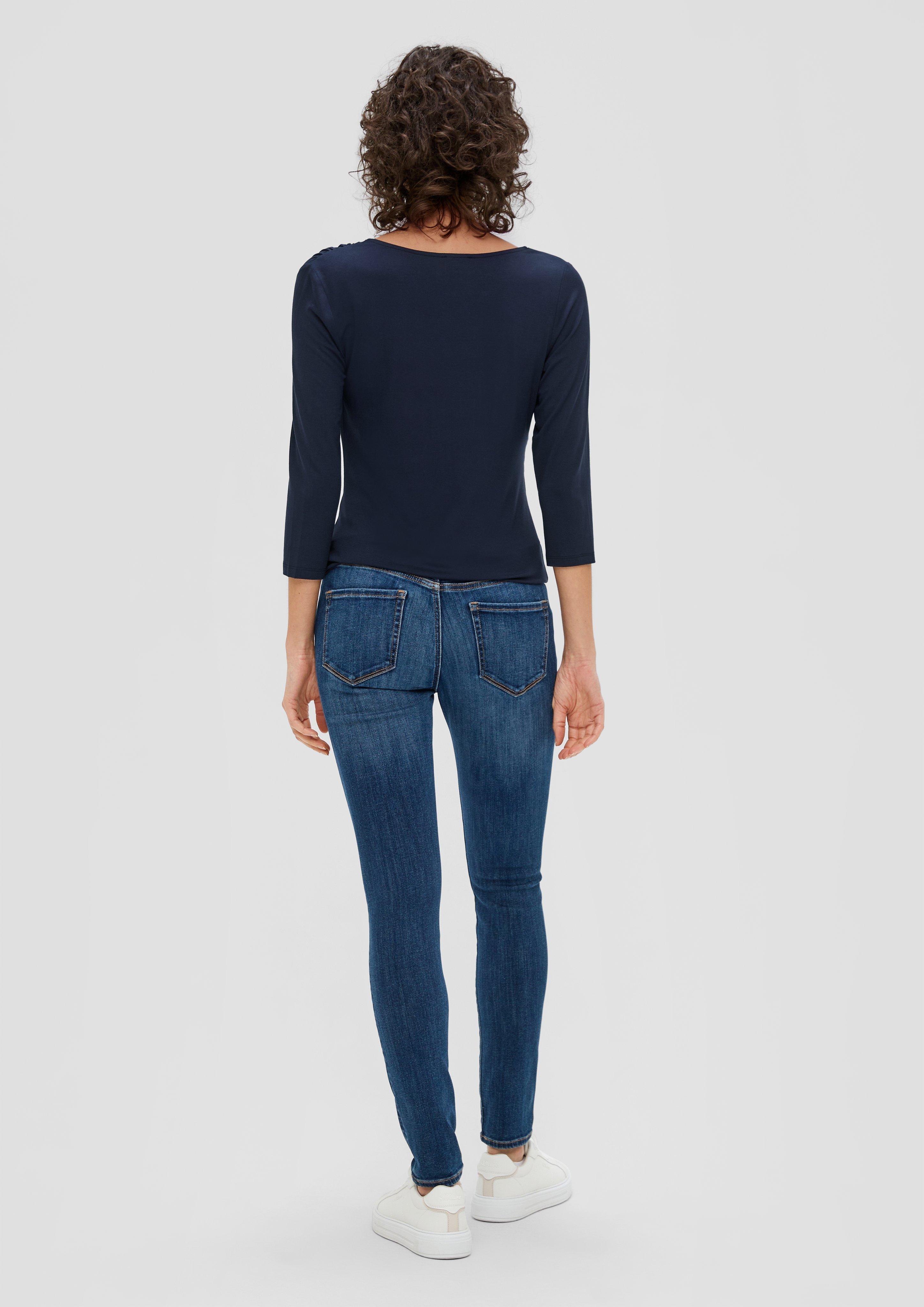 Viskosestretch-Shirt mit Drapierung  2158930-5959