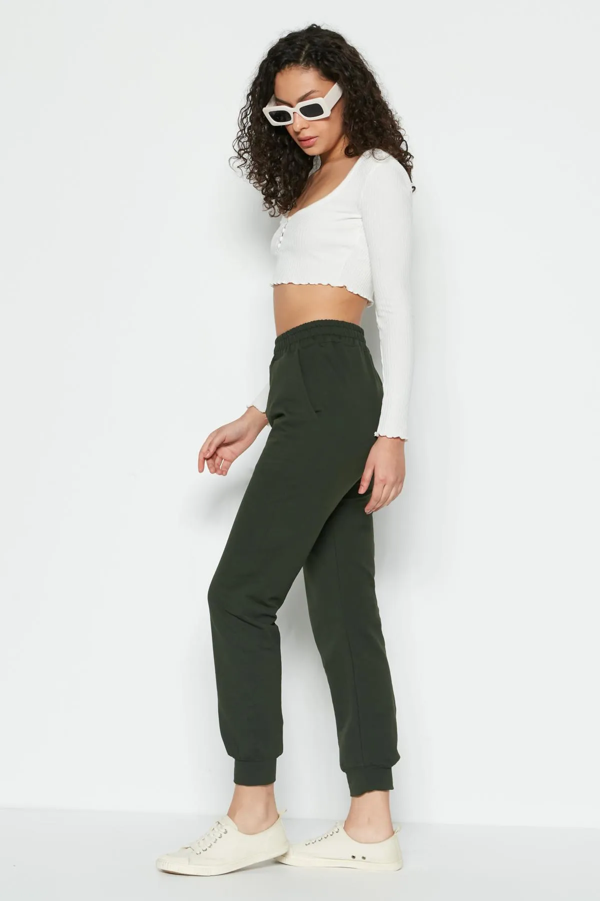 C&City  Jogger Cuff Sport-Jogginghose 735 Khaki