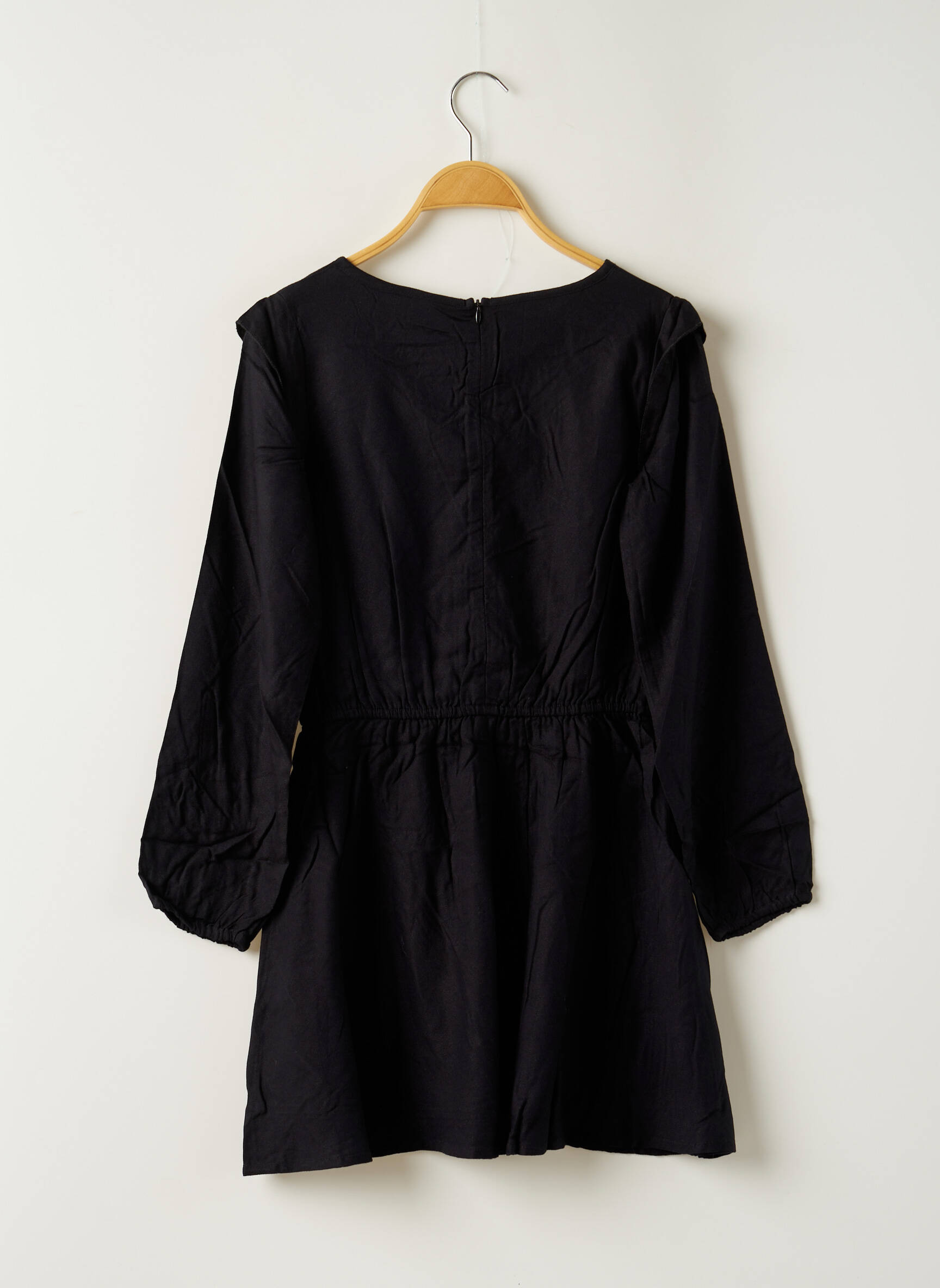 Beckaro Robes Mi Longues Fille couleur noir