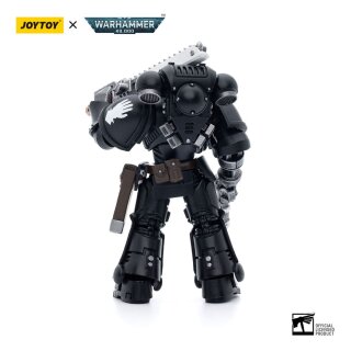 Warhammer 40k Actionfigur 1/18 Iron Hands Assault Intercessors Sergeant Kalock 12 cm