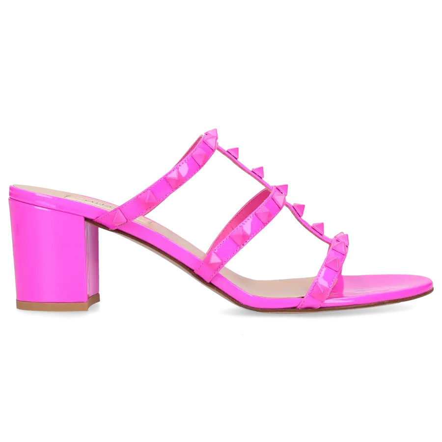 Valentino Garavani - Sandalen ROCKSTUD Lackleder - pink