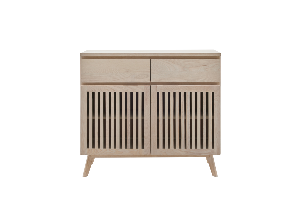 Roomio Sideboard No. 2000 Esche 90 x 80 cm