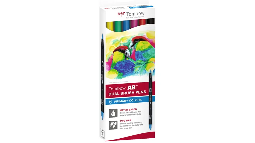 Tombow ABT Dual Brush Pens 6er Set