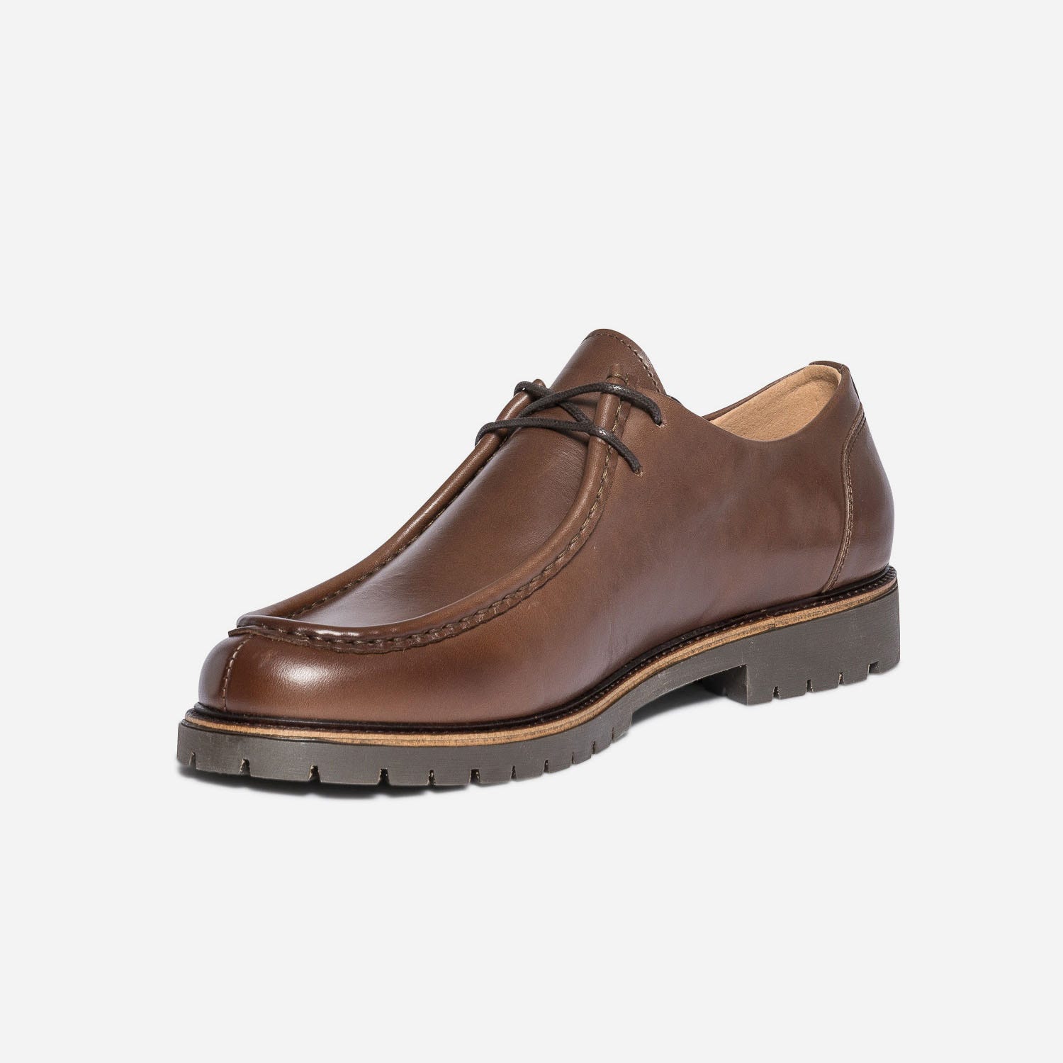 Derby marron foncé éco-conçu en cuir