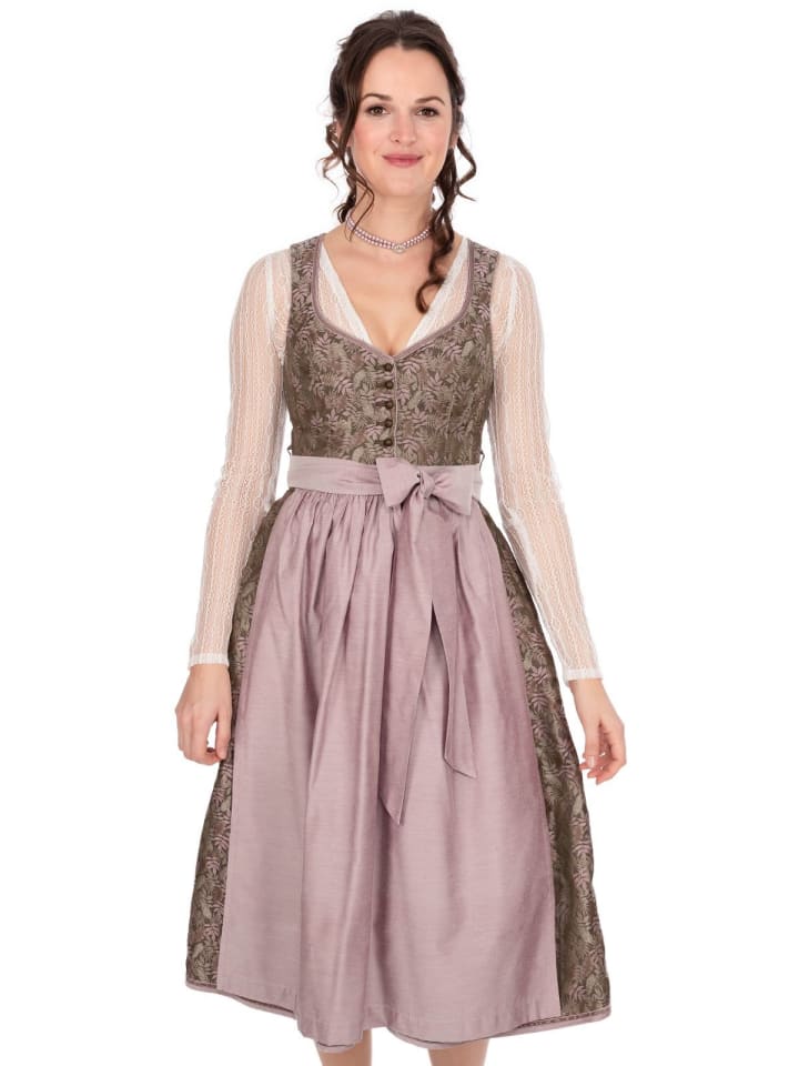 MarJo Midi Dirndl AMELIE in moos günstig kaufen