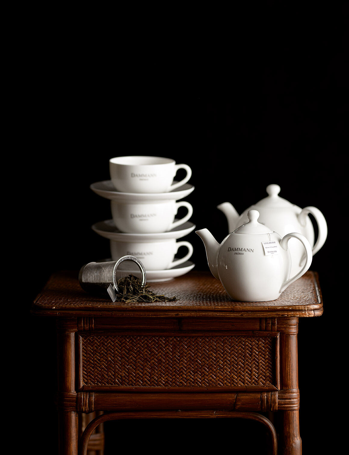 Tasse à thé et soustasse Dammann Frères