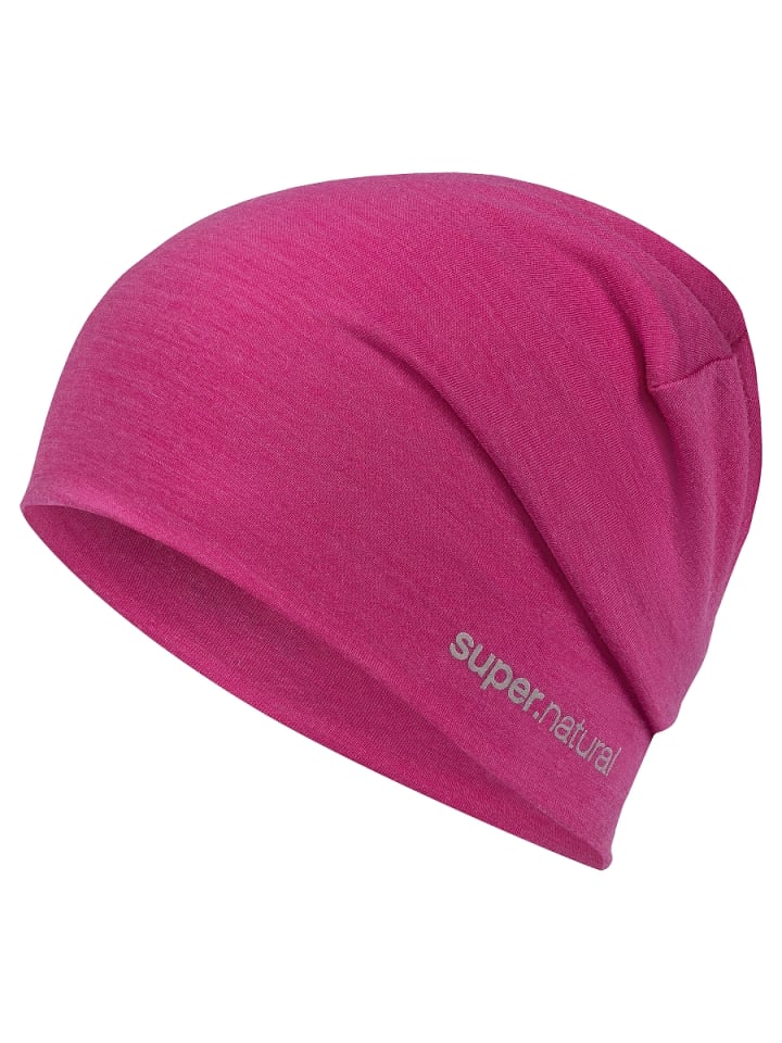 super.natural Merino Mütze EVERYDAY HAT in pink günstig kaufen onesize