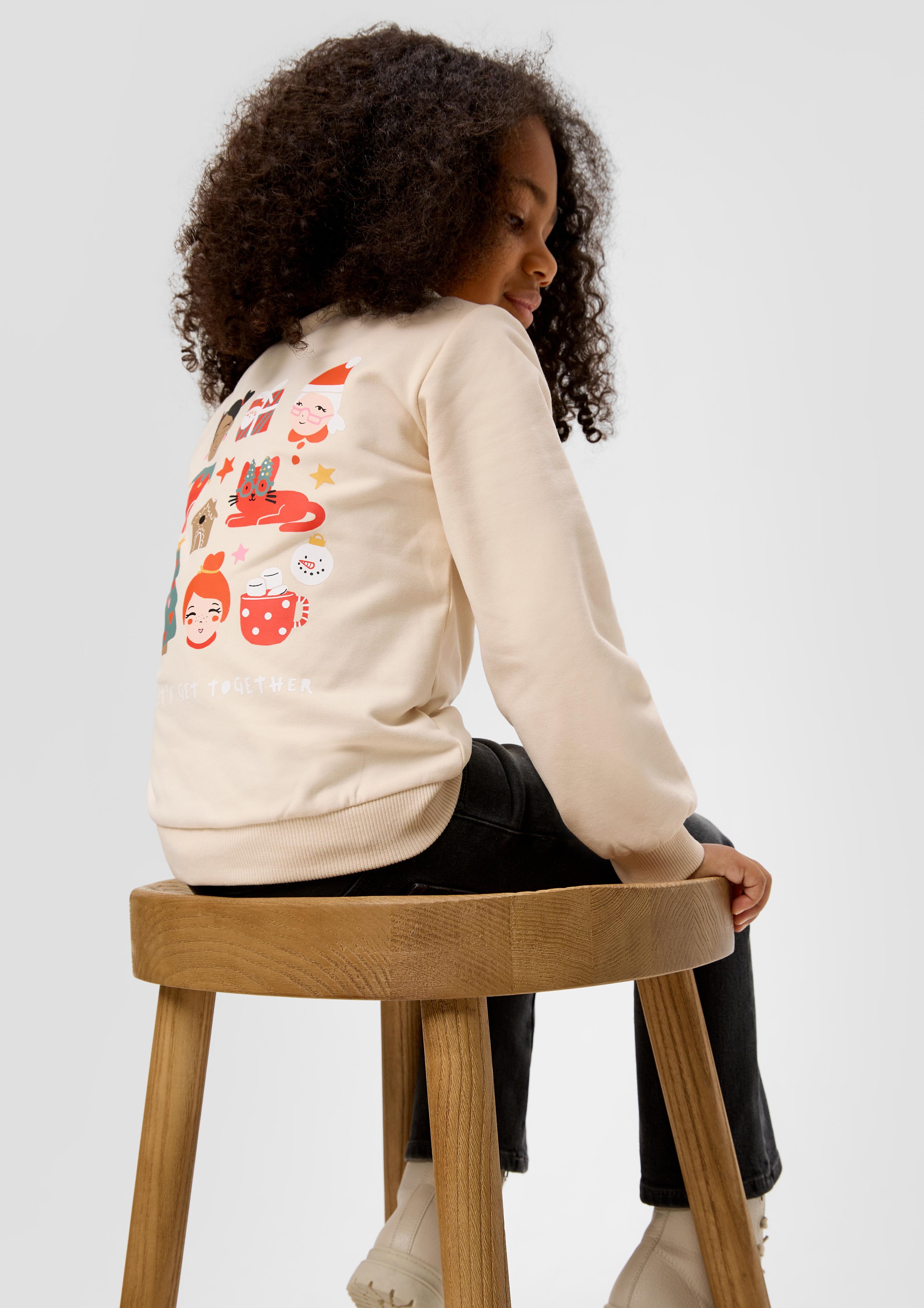 Sweatshirt mit Weihnachts-Motiv  2139762-0805