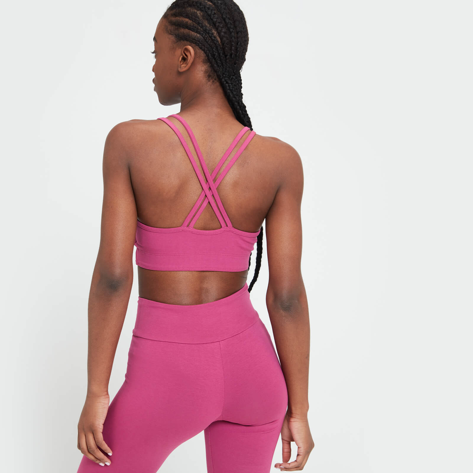 Brassière en jersey MP pour femmes – Sangria