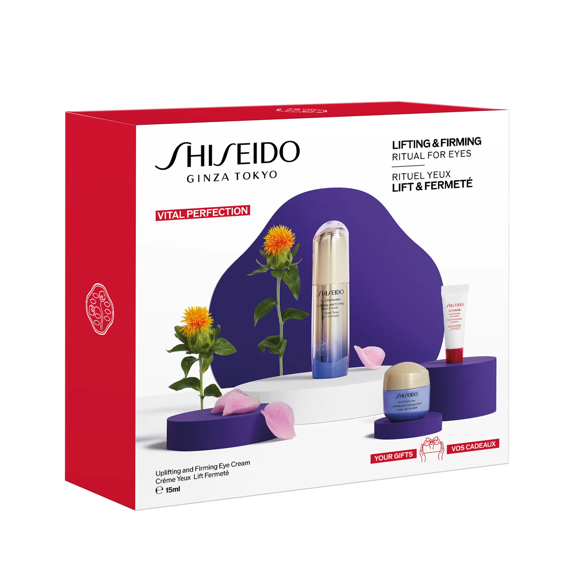 Vital Perfection Augenpflege-Set – Anti-Falten-Set, Augen- und Lippenpflege-Set, Anti-Falten-Augenkontur