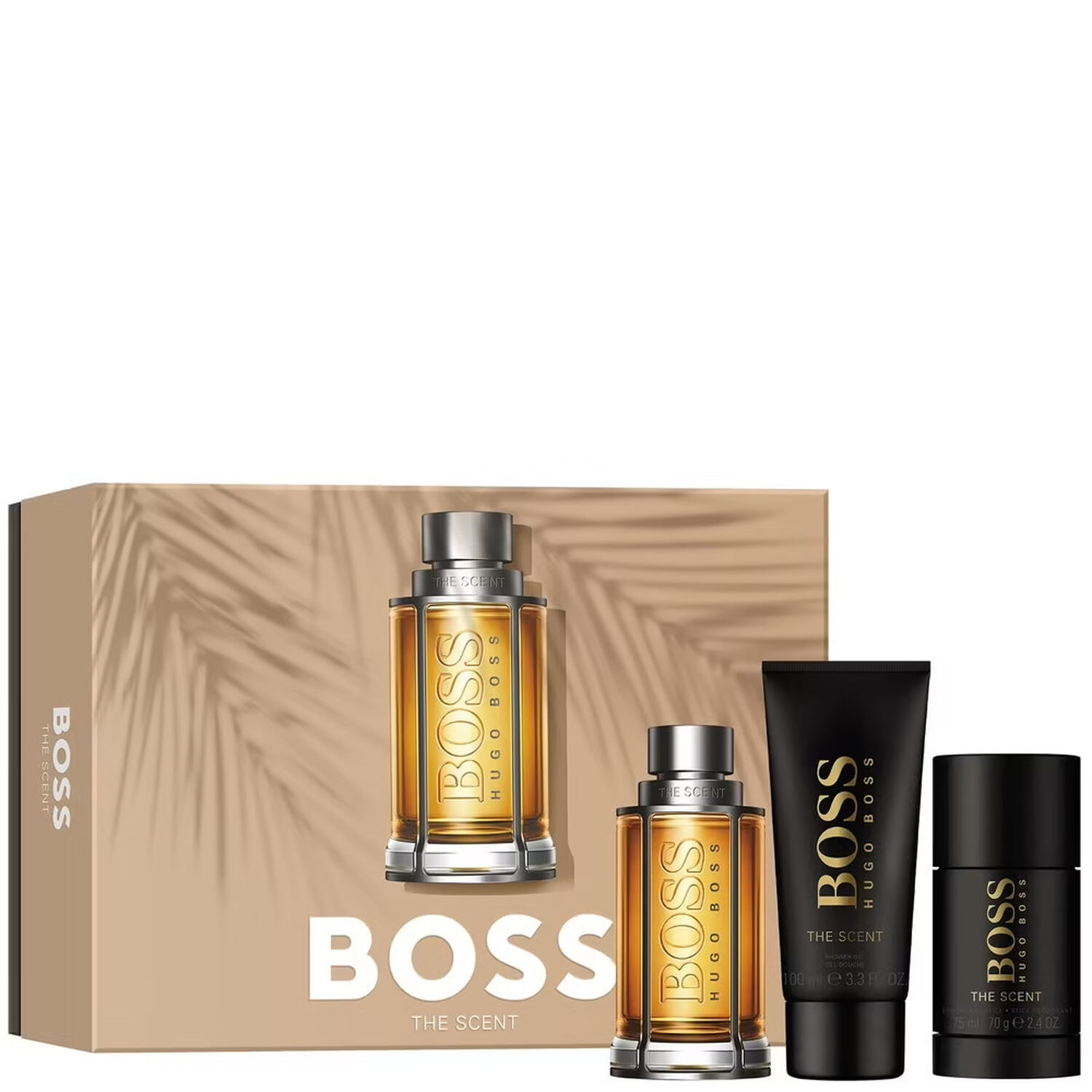 Hugo Boss The Scent Him Coffret Eau de Toilette 100 ml + Gel Douche 100 ml + Déodocrant 75 ml
