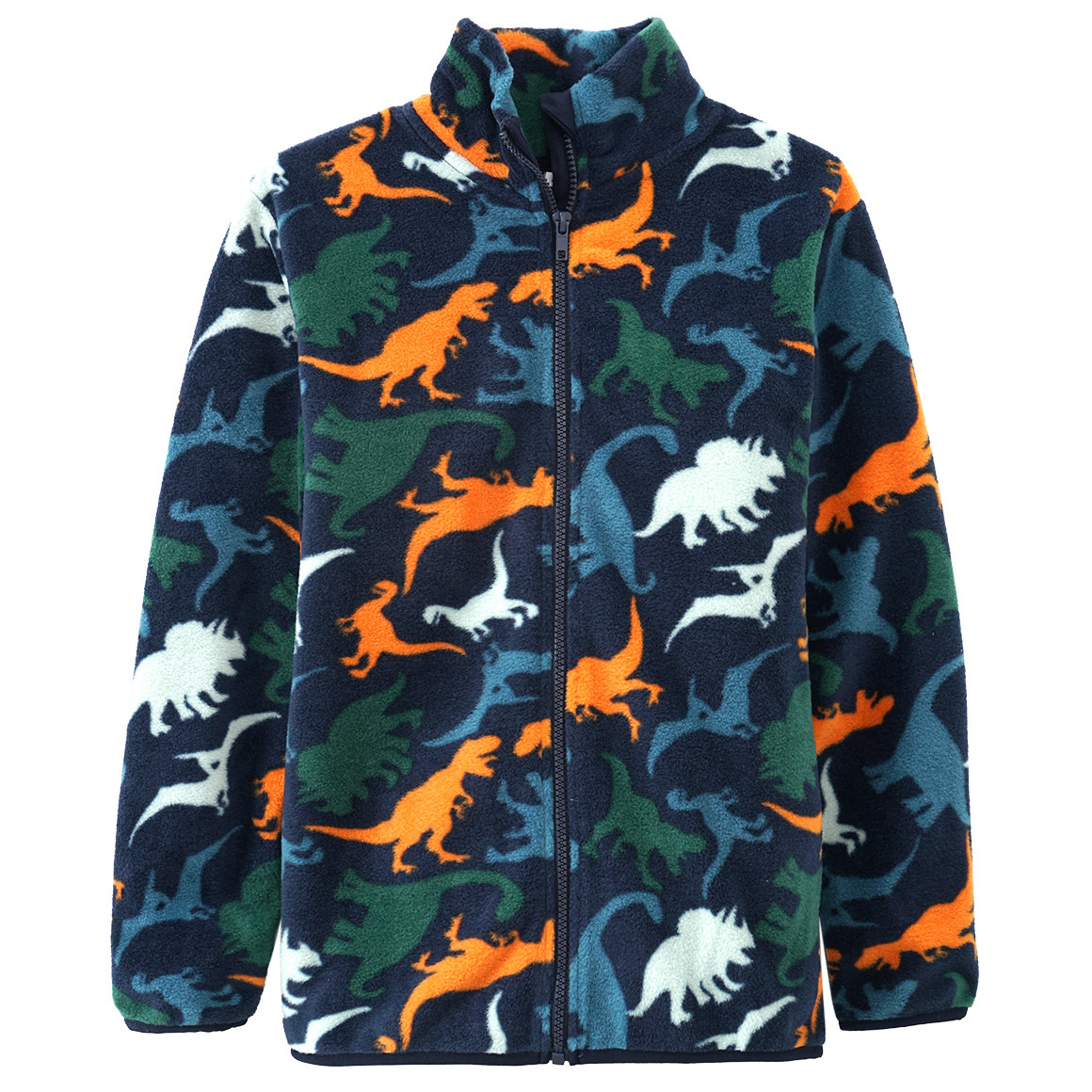 Jungen Fleecejacke mit Stehkragen