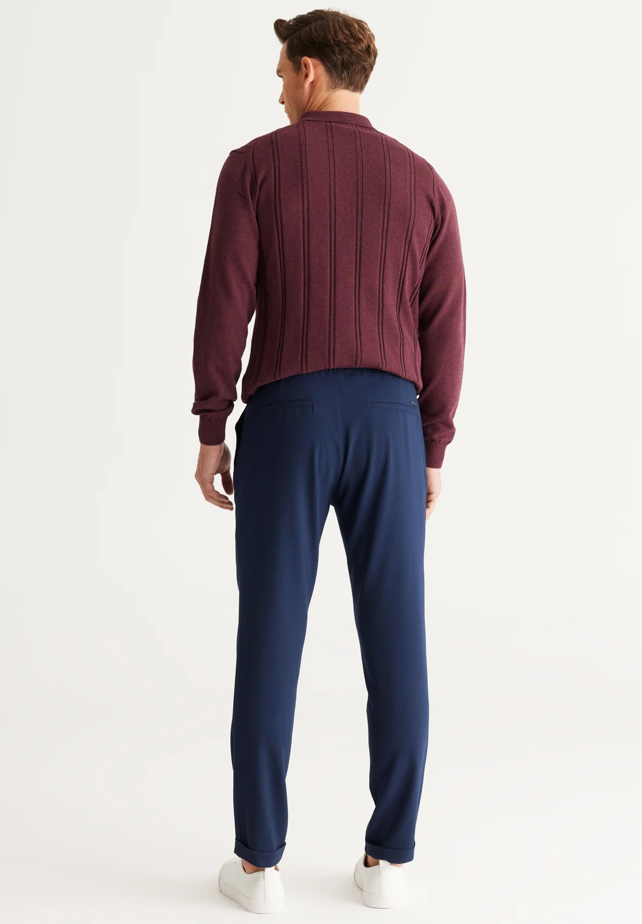 AC&CO / ALTINYILDIZ CLASSICS CASUAL SIDE POCKET WAIST TIE - Pantalones
