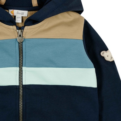 Sweatjacke, dunkelblau für Jungs