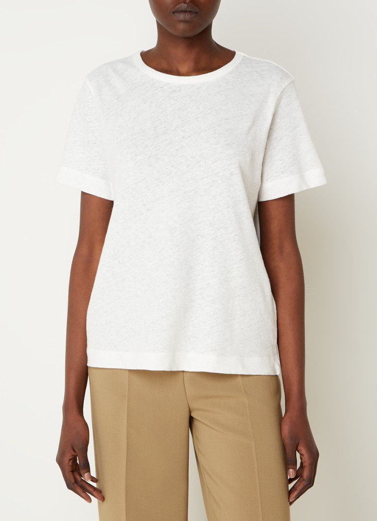 T-shirt Modström Holt in misto lino