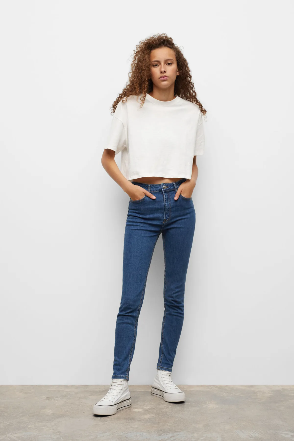 MANGO Kids  Blaue Damenjeans 27011115
