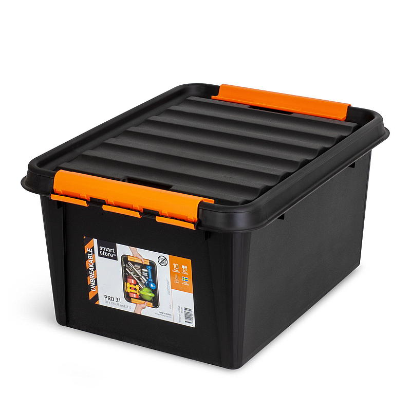 Smartstore Oppbevaringsboks SmartStore™ m/lokk 32 liter SmartStore Pro L50 x B39 x H26x cm