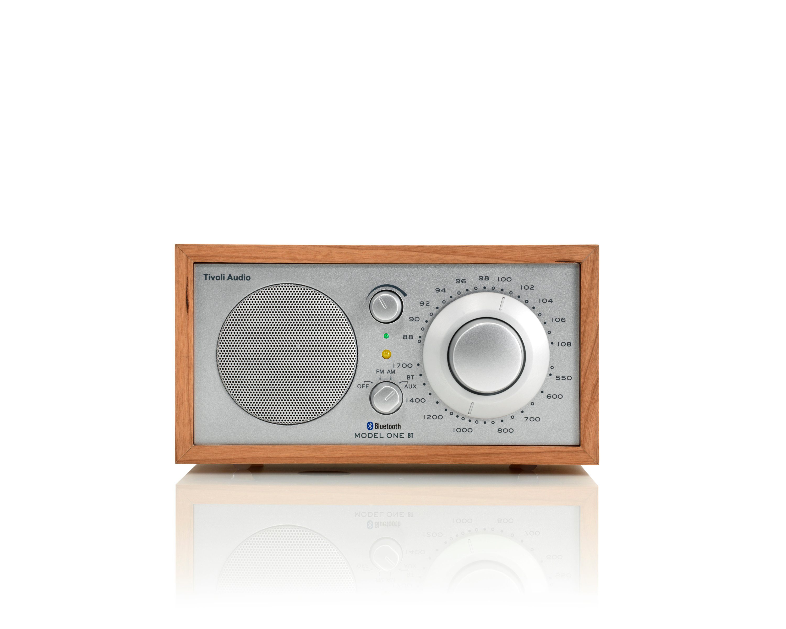 Tivoli Audio Model One BT UKW-Radio (FM-Tuner, Retro-Optik, Bluetooth, Echtholz-Gehäuse, Tisch-Radio, Küchen-Radio)