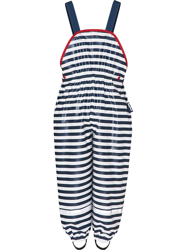 Playshoes Regenlatzhose in Dunkelblau/ Weiß günstig kaufen