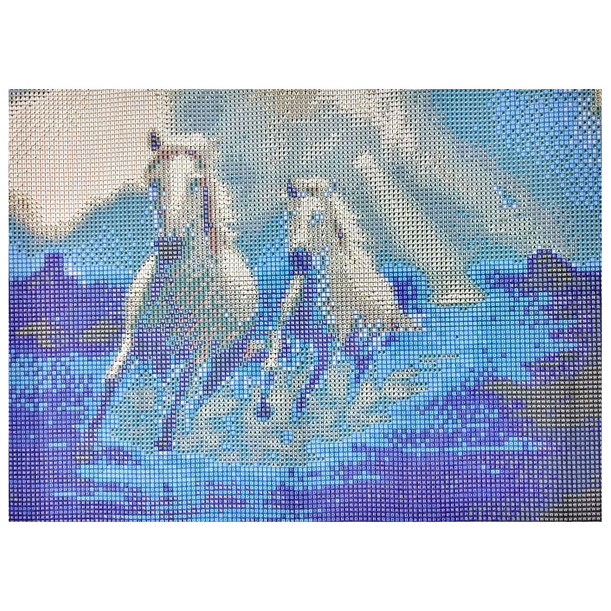 Diamond Painting Vollbild 30x40 mit eckigen Steinen