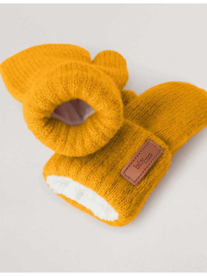 BabyMocs Handschuhe Vegan in senfgelb günstig kaufen onesize
