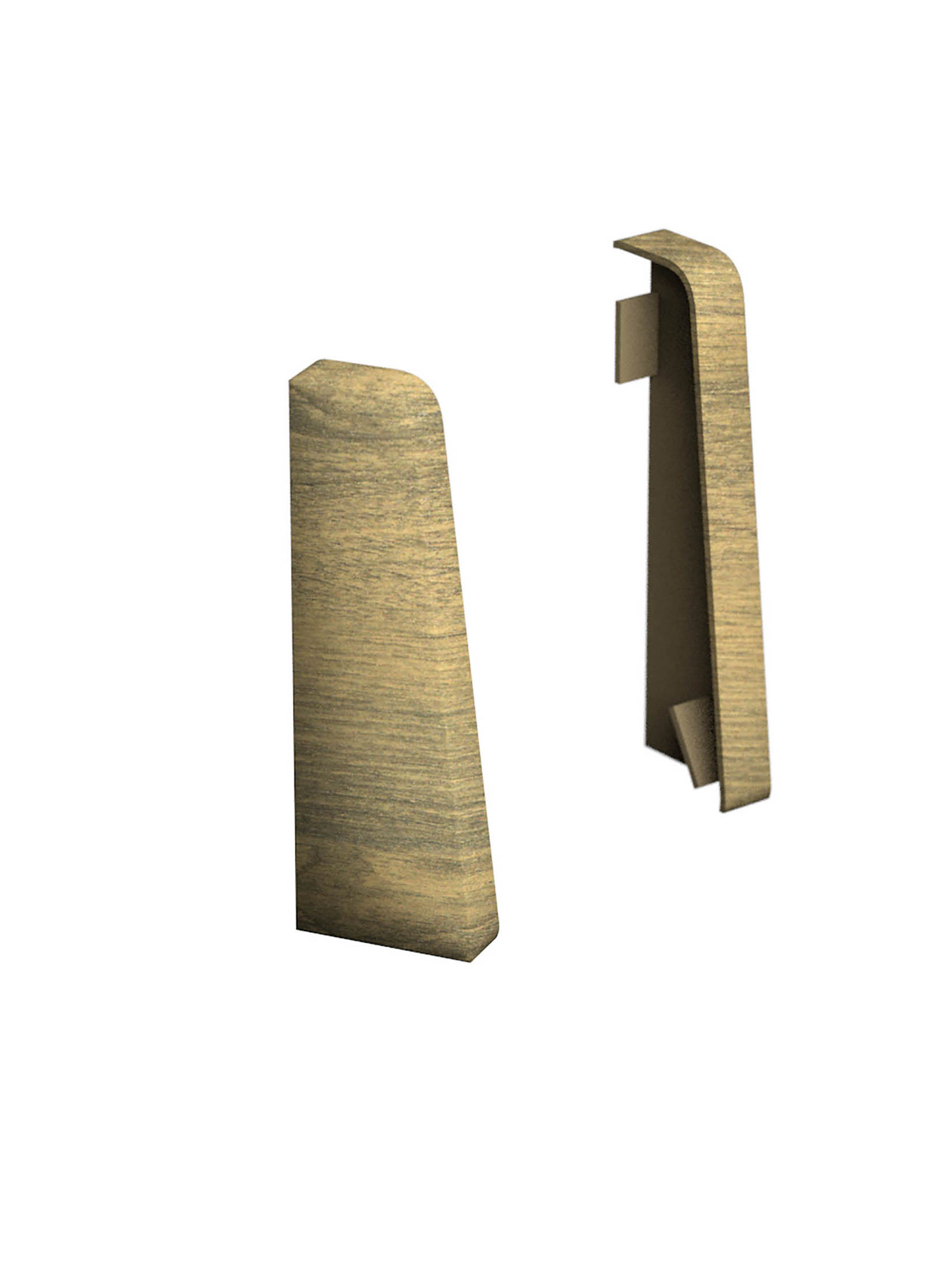 Endstück 6cm Verlegezubehör, Aristan Oak