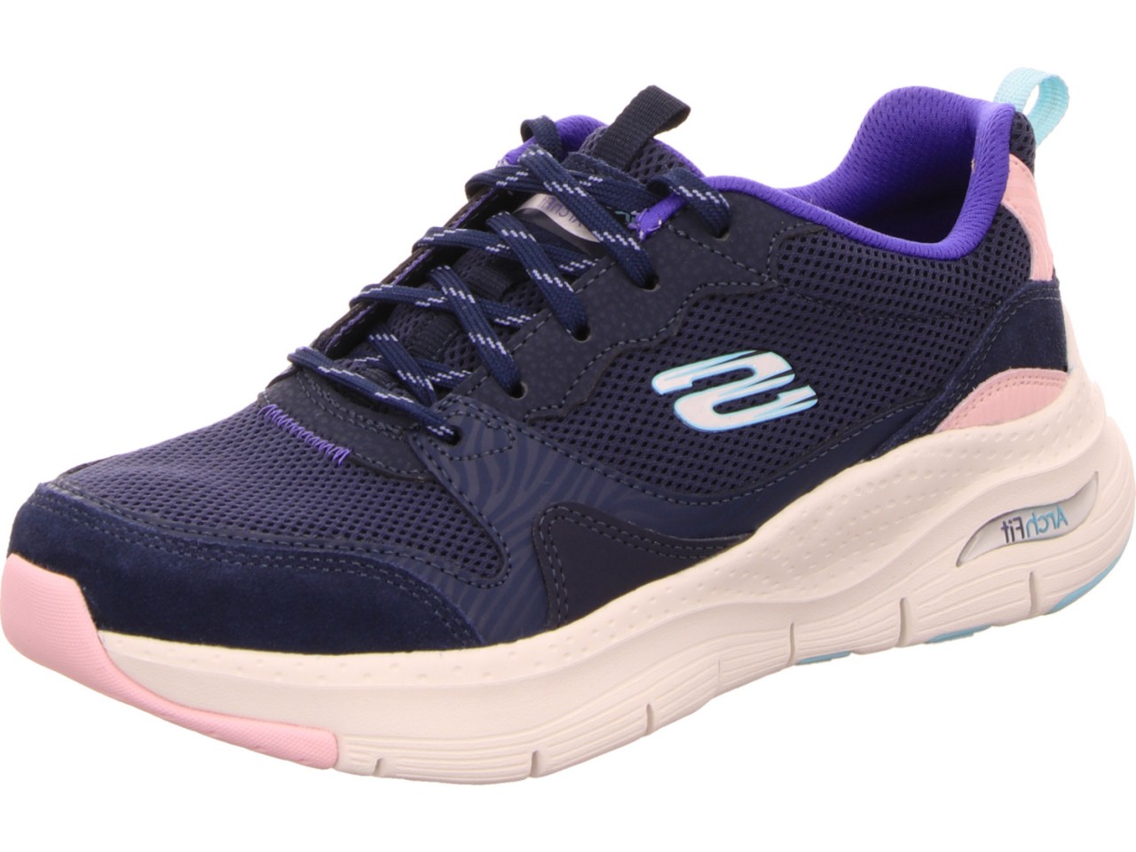 SKECHERS Freizeit Schnürer blau