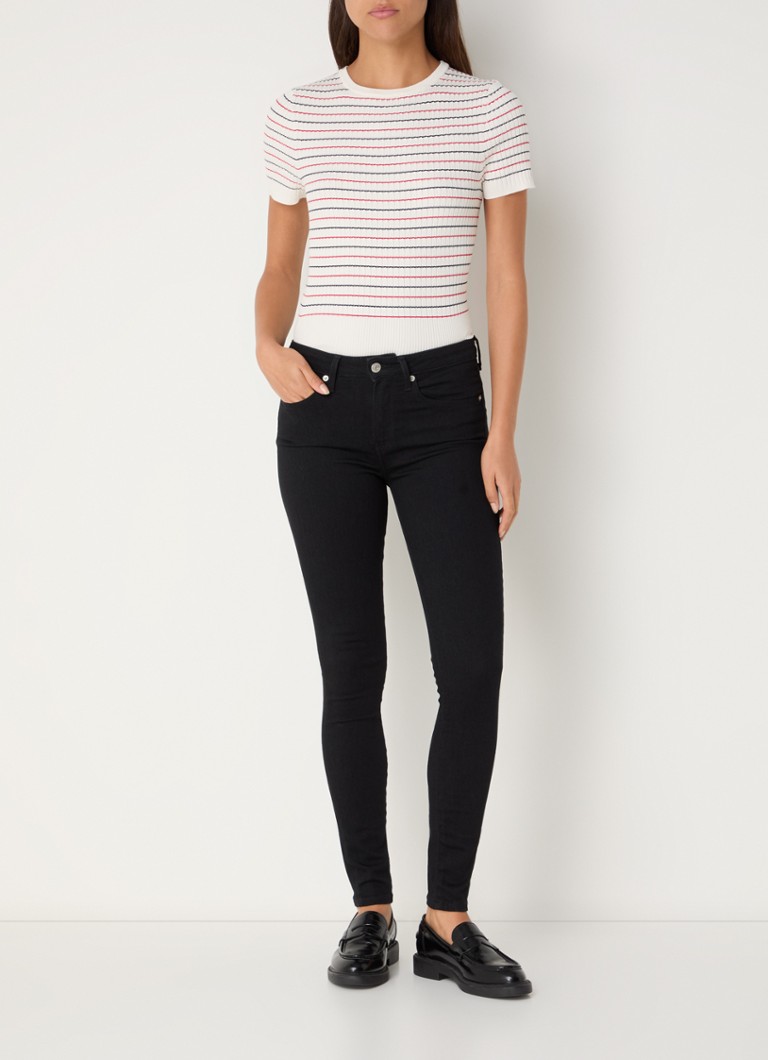 Tommy Hilfiger  Como low waist skinny jeans in lyocellblend met gekleurde wassing