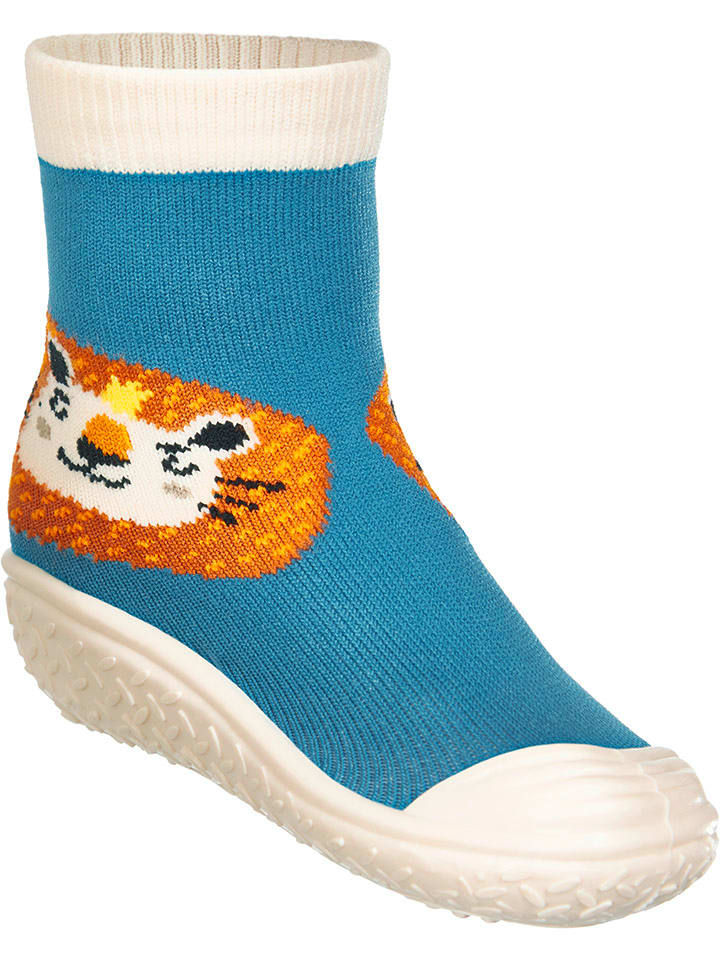 Playshoes Badeschuhe in Blau/ Orange günstig kaufen