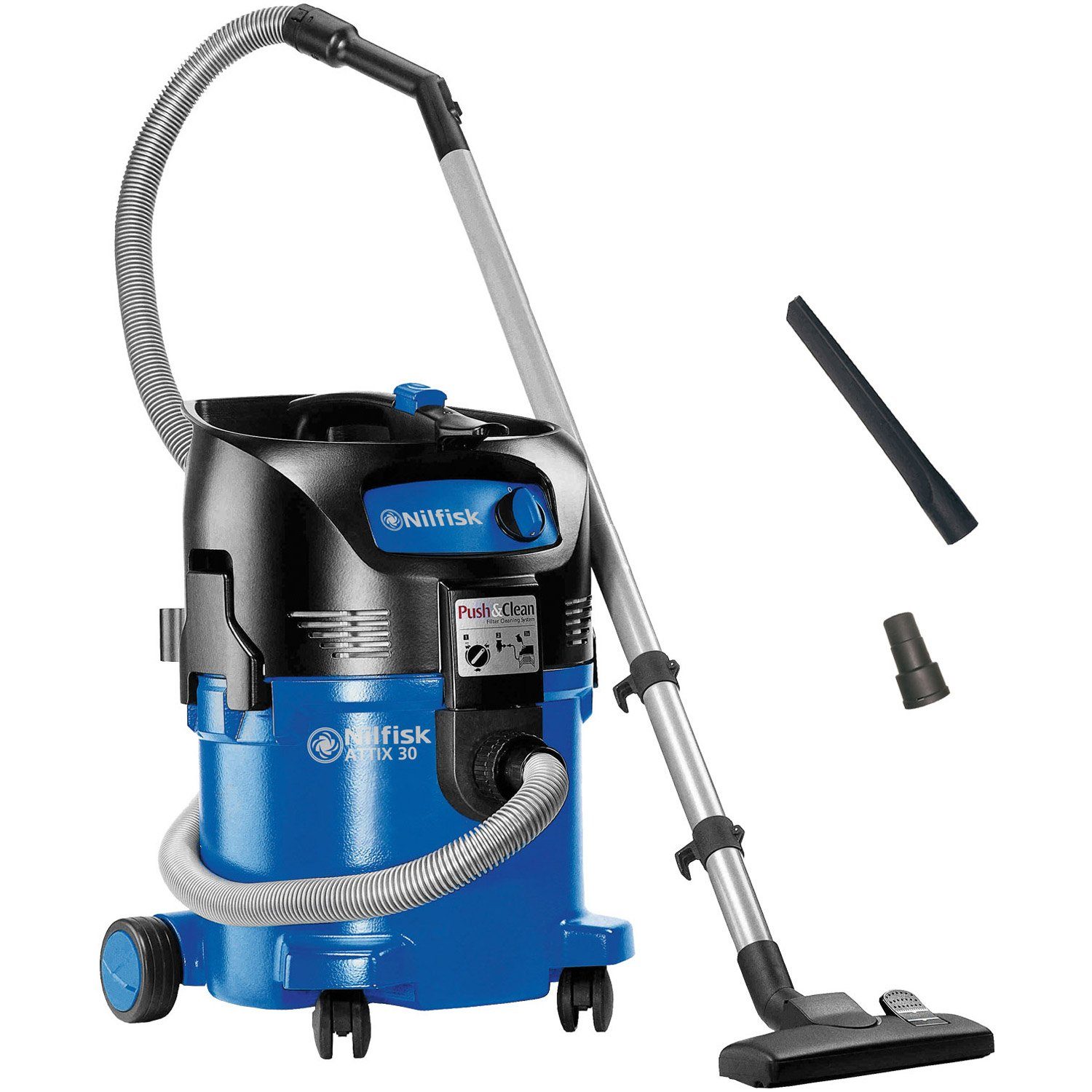 Nilfisk Nass-Trocken-Sauger ATTIX 30-21, 1500 W, Einschaltautomatik, Push&Clean