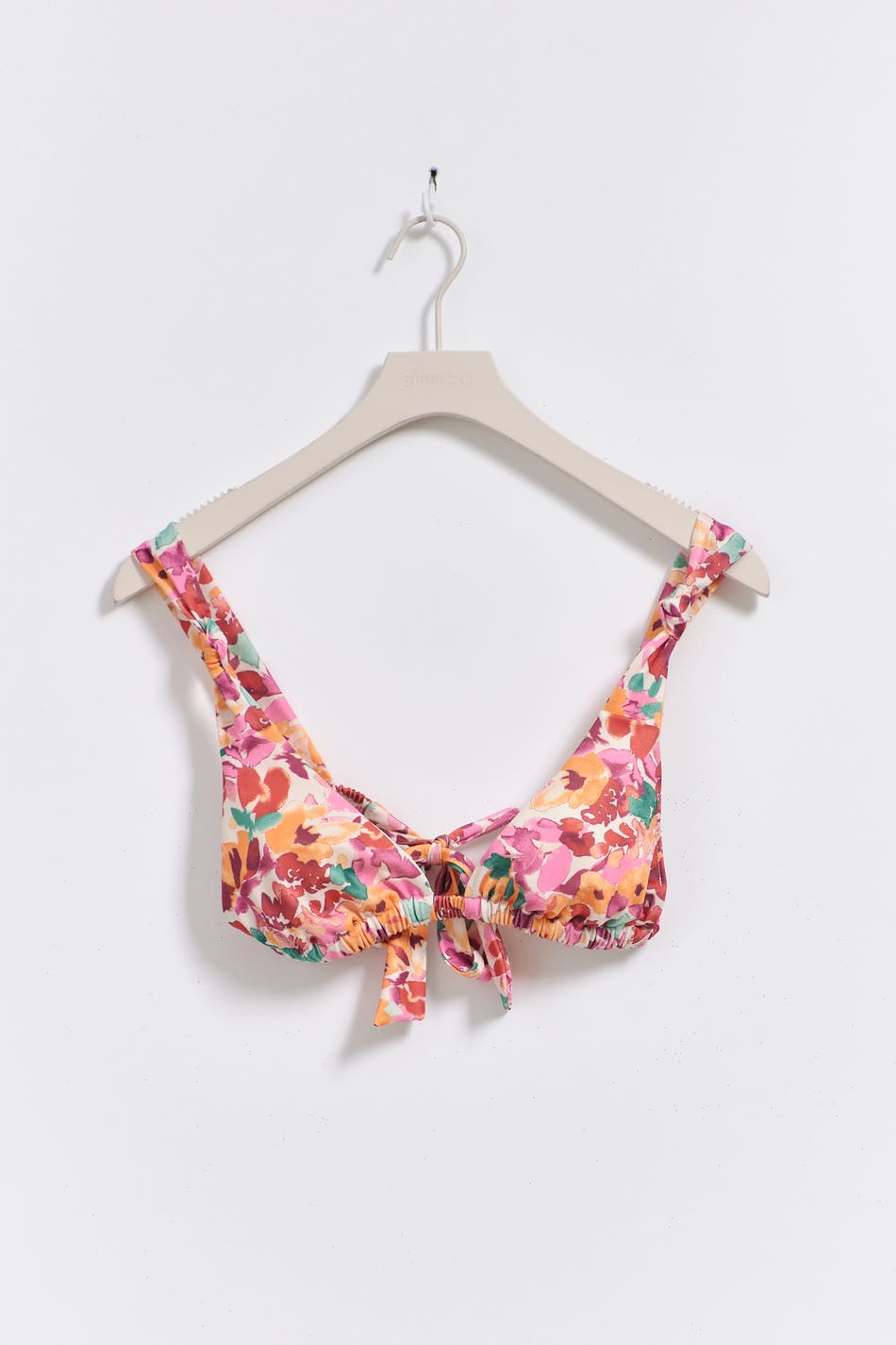 Wide strap bikini top